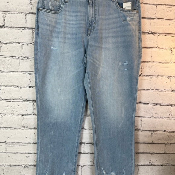 Buffalo David Bitton Women’s Madison Boyfriend 90s Jeans Distressed Size 32 NEW - Picture 3 of 11